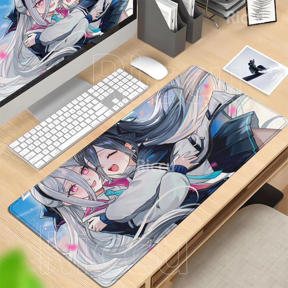HD-Druck Tendō Kei Blue Archive Gaming-Mauspad 400 x 900 mm Anime Girl Key Mauspad PC-Tastatur Bürozubehör XXL DeskMat