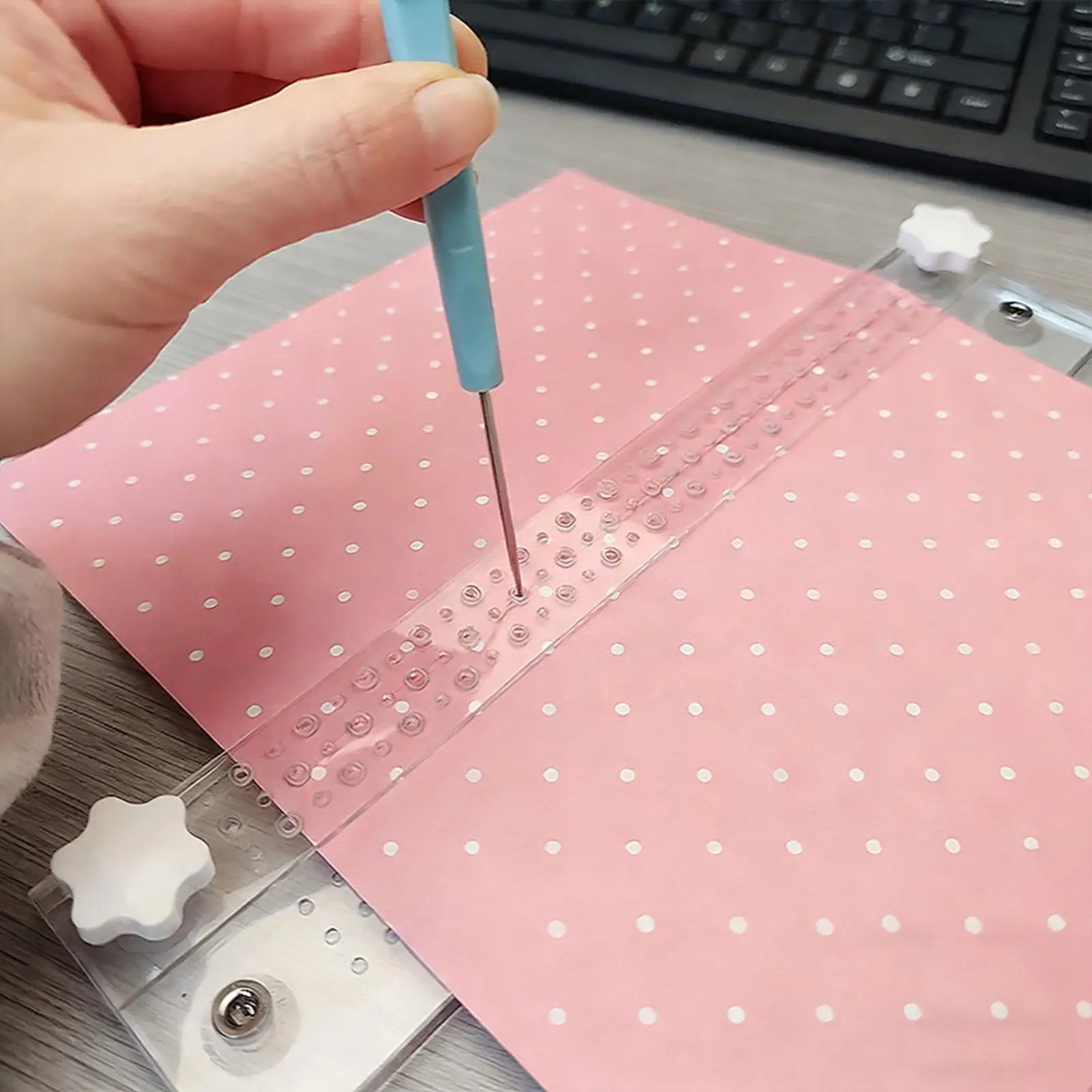 herramienta-de-encuadernacion-manual-juego-de-guias-para-perforar-herramientas-de-perforacion-para-paginas-de-scrapbooking