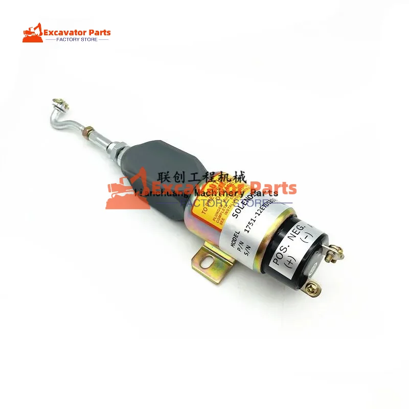 For yanmar VIO Tractor stall solenoid valve1751-12E 7U 1B 1S 5A Flame extinguisher switch SA-3796-12 Oil cut-off valve