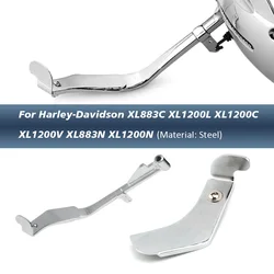 Motorcycle Stand Kickstand Kit Foot Pedal Support Extension FOR Harley Iron 1200 883 Sportster Custom EFI XLR Super Low XLNS