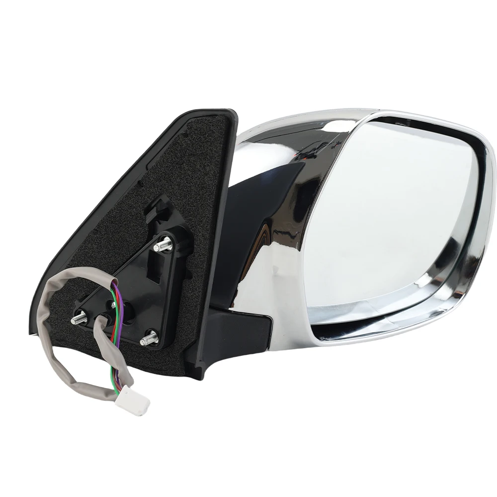 5 Pins Rearview Mirror Assembly, Toyota Land Cruiser Prado J12 120 2002-2010 Power Folding Door Side Mirror Car Accessories