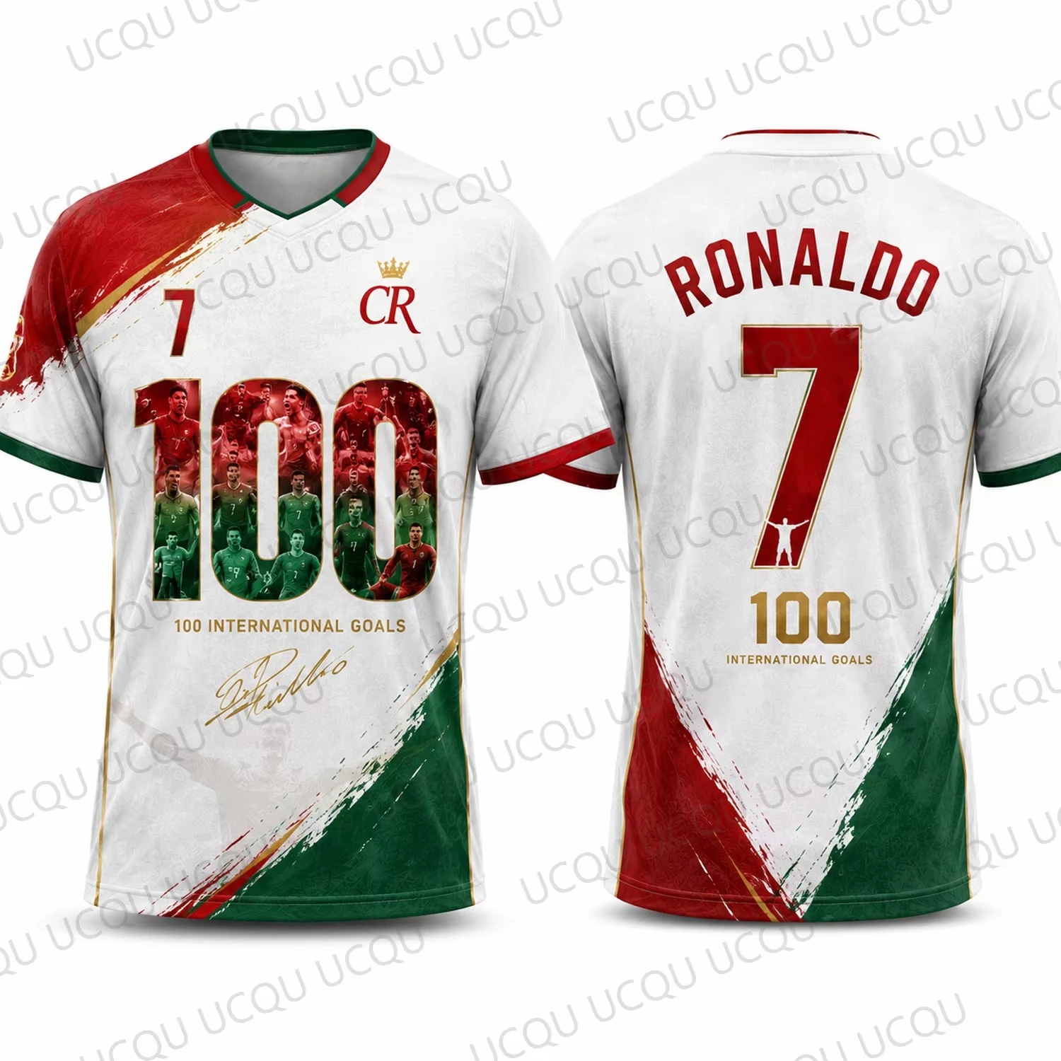Nouveau Maillot Commémoratif Ronaldo 100 Buts Internationaux 2026 – Édition Limitée pour Fans de Football Legendes