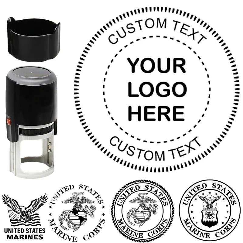 

Custom Self-Inking Stamp Personalized Logo Custom Text 25/30/40/50Mm Press Stamp for Diy Scrapbooking Wedding Envelope Card