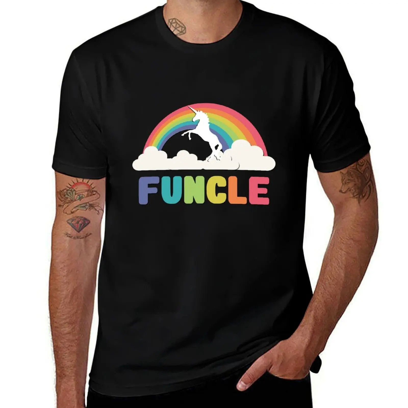 

Funcle T-Shirt mens graphic t shirts t shirts for man pack white t shirts cotton 100% T-shirt
