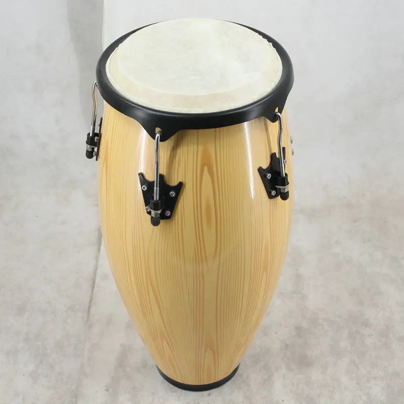 Out of stock Wood Congas Drums Latin Percussion / True Skin Cow Heads Conga Drum Set With Stands