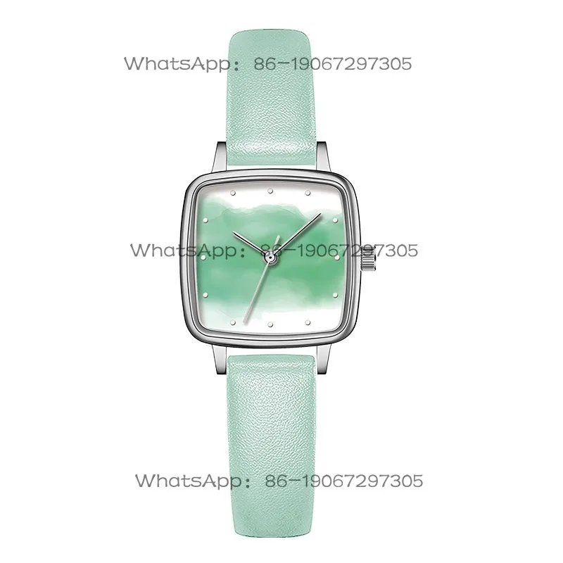 Dark Green, Custom Quartz Ladies Watch, Diameter 26MM