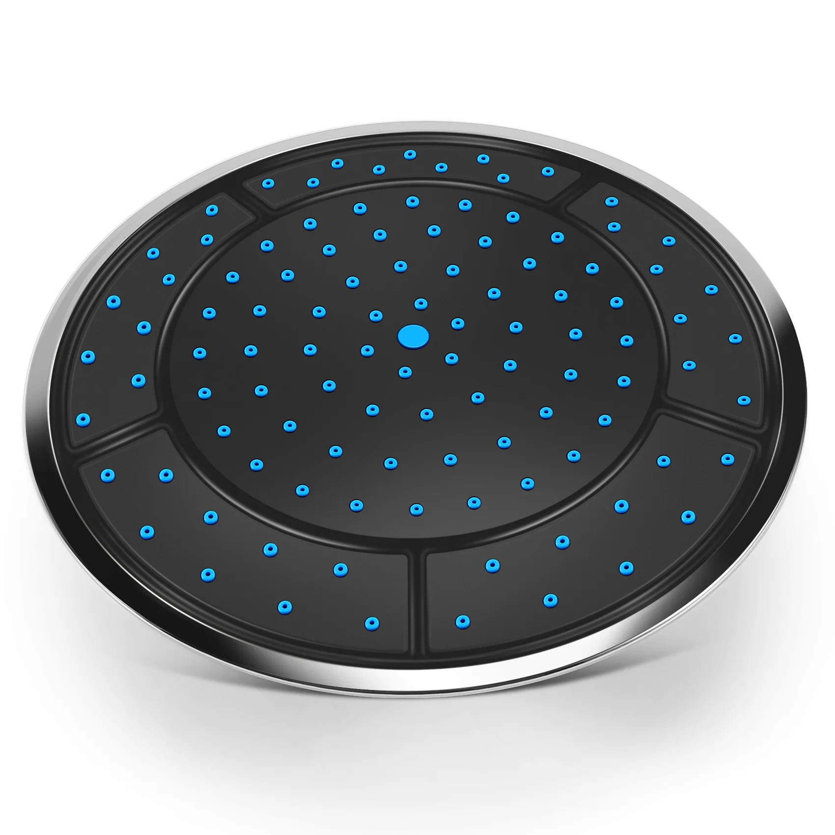 1Pcs 25Cm Plastic Round Shape Rainfall Powered Shower Room Top Shower Roof Head Nozzle Cabin Accessories HGC