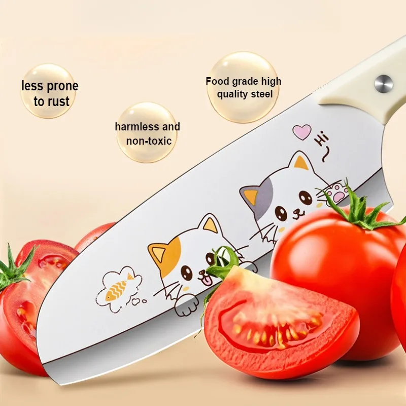 

XTL-Knife 5 Piece Set, Household Vegetable Knife and Chopping Board, 2-in-1 Storable Cutting Board Kitchen Knife Complete Set