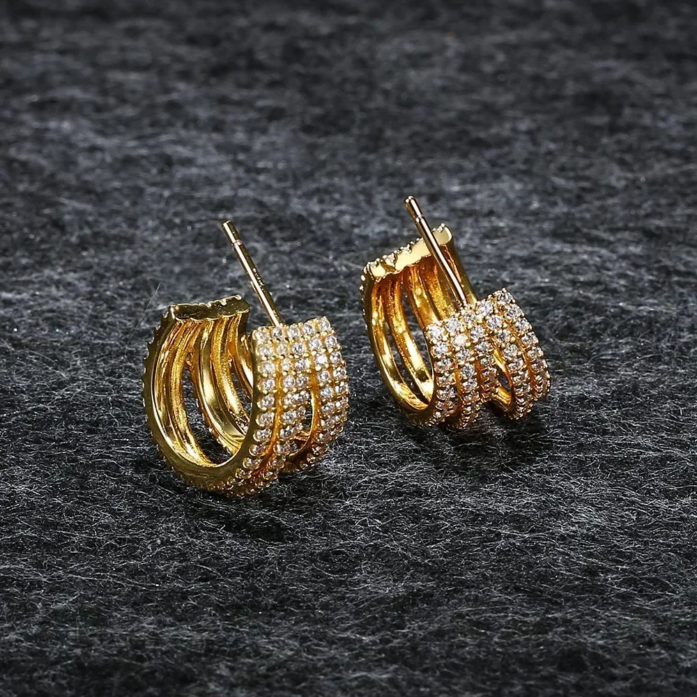 LI KI High Quality 925 Silver Colored Pearl Earrings Multicolor  Jewelry Gifts For Friends Factory Direct