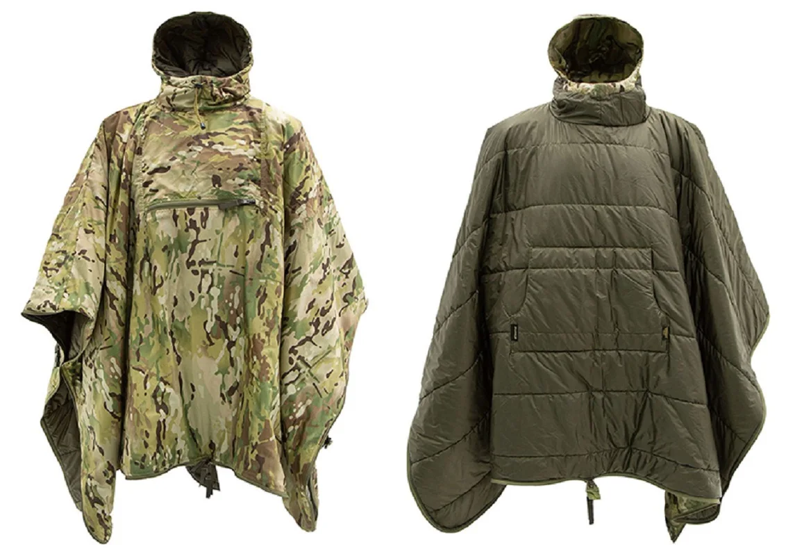 poncho cotton tactical multifunctional cloak windproof, warm and storable