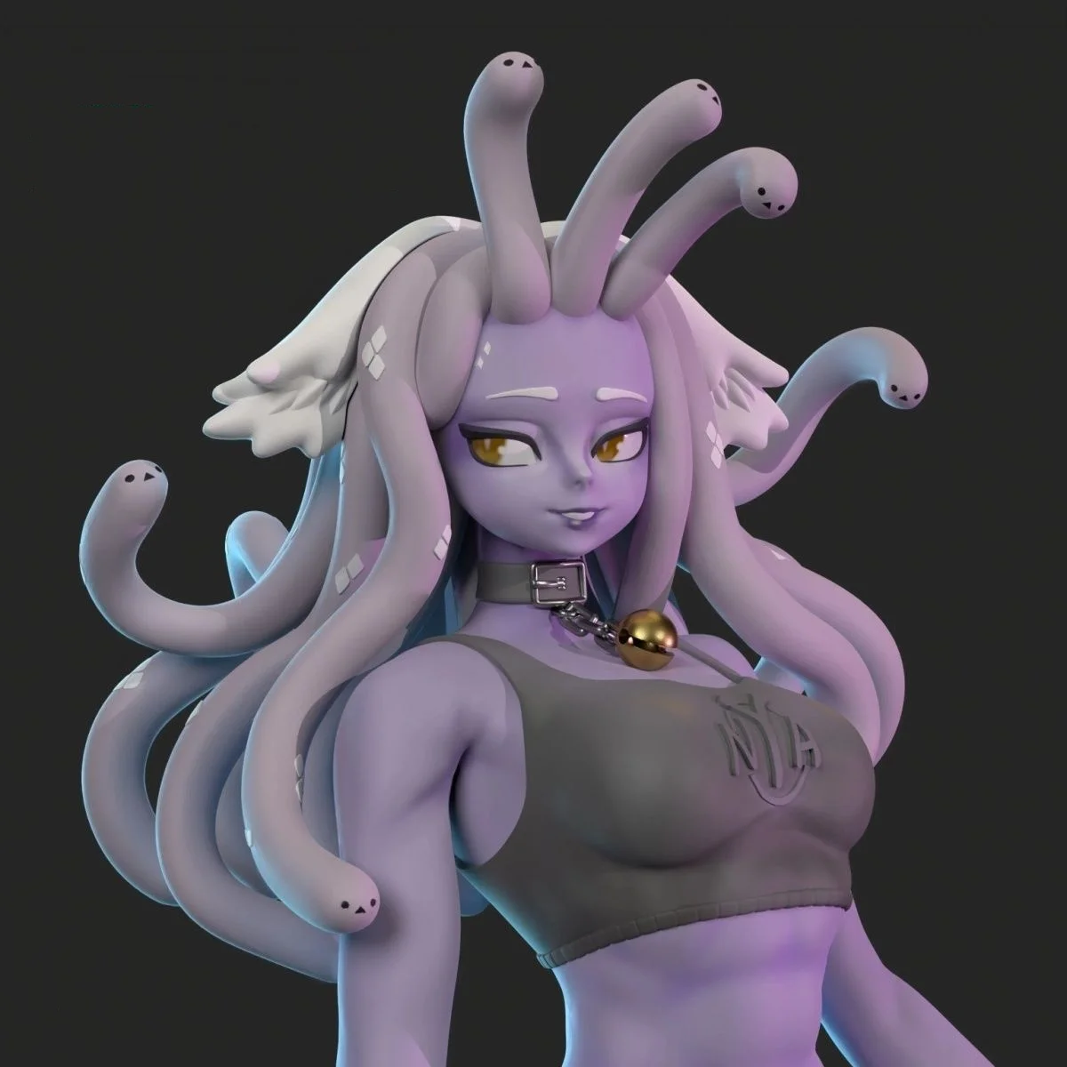 

1/24 Scale 80mm height Resin Figure Assemble Model Kit Medusa for fitness Unassembled Unpainted 3D printed toy 1328