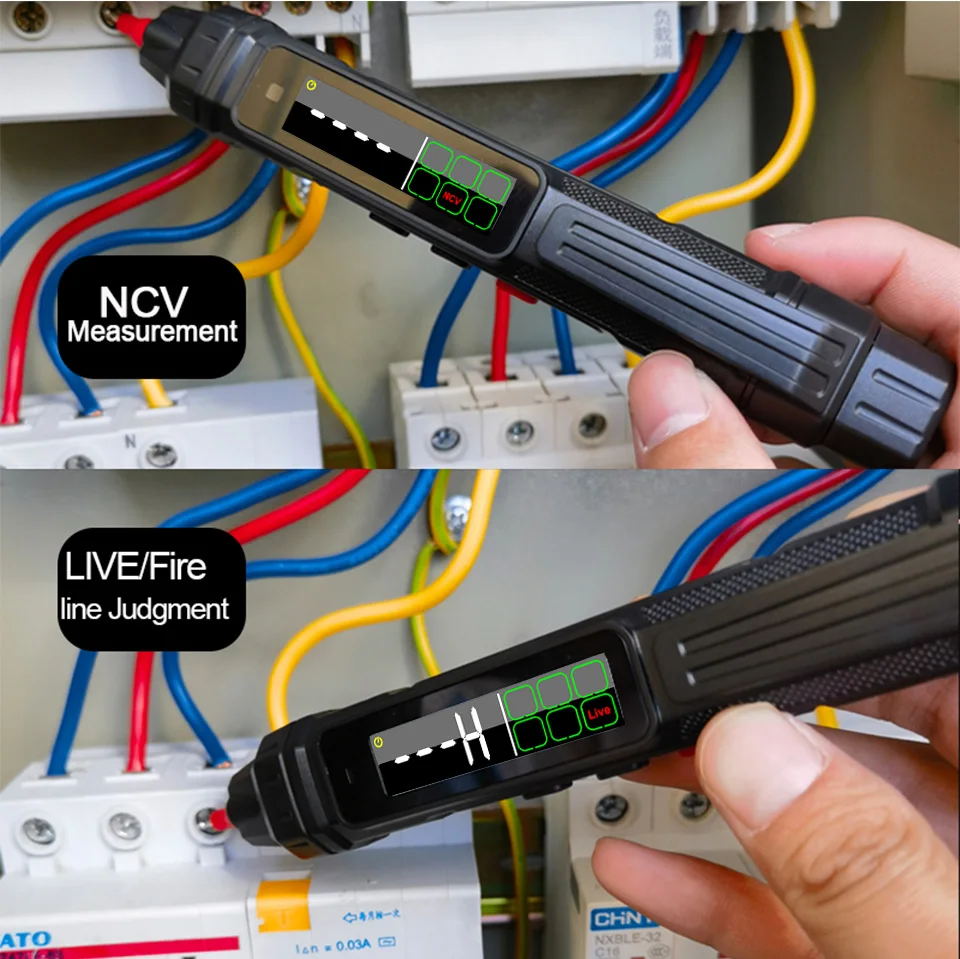 Smart Digital Multimeter Berührungsloser Spannungsdetektor Stift Auto Range Resistance NCV Hochpräziser Multimetro Voltmeter Tester – Detail 13