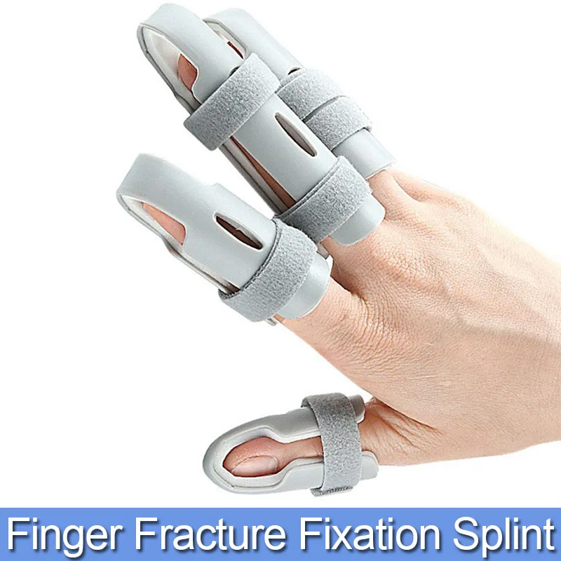 1Pcs Medical Adjustable Finger Splint Corrector Support-Prain Dislocation Fracture Finger Splint-Finger Fixed Splint Trainer