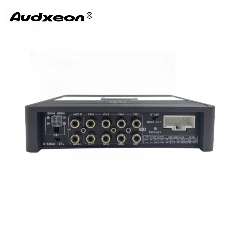 2026 New DSP Amplifier Car Audio AKM Chip 8CH Class AB Crossovers Equalizers Processor With Bluetooth For Subwoofers