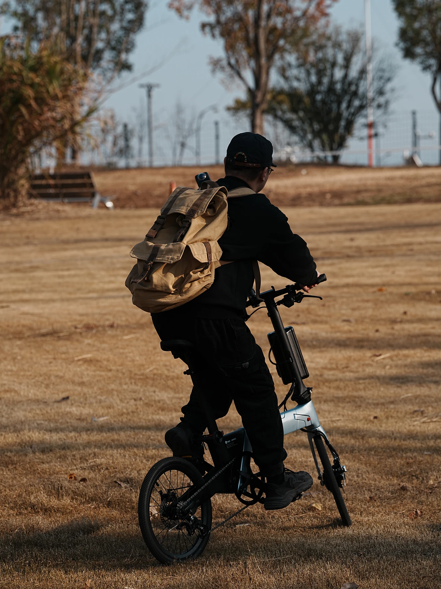 

Retro Canvas Bapa Lightweight Soft Cotton Casual Travel Bag ex Double oulder Bag for Men And Women Bookbag