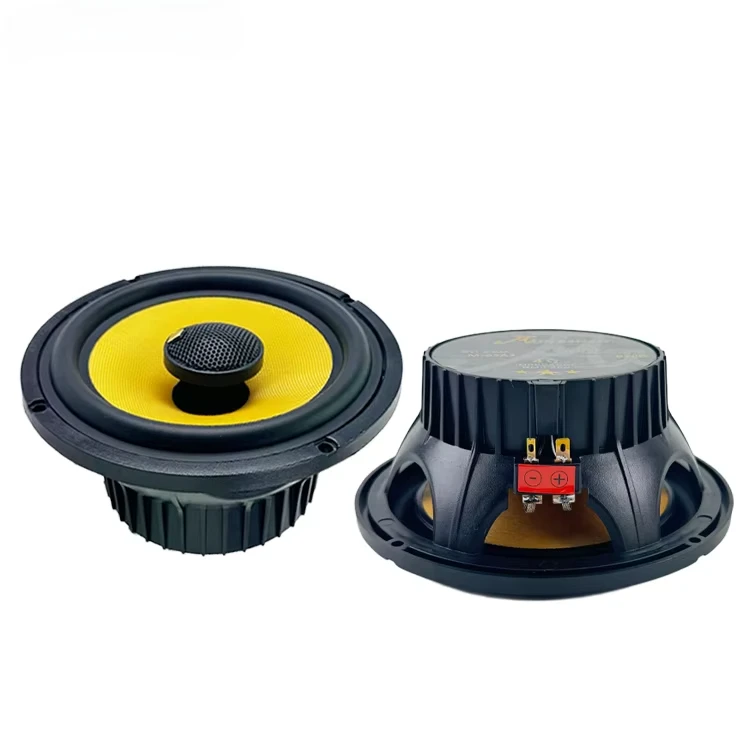 6.5inch 2-way car audio Coaxial Speakers RMS Power 40W Peak 350W Midrange With Neodymium magnets silk dome Tweeter Speakers