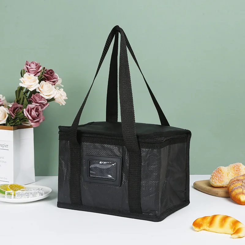 28-70L Insulated Tote Bag Grocery Fruit Food Meal Big Storage Cooler Delivery Zipper Thermal Case Outdoor  Market Organizer