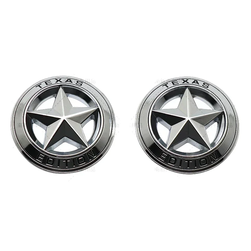 2pcs Car Sticker Rear Trunk Badge Styling Metal Emblem for Jeep TEXAS EDITION Patriot Wrangler Compass Liberty Renegade