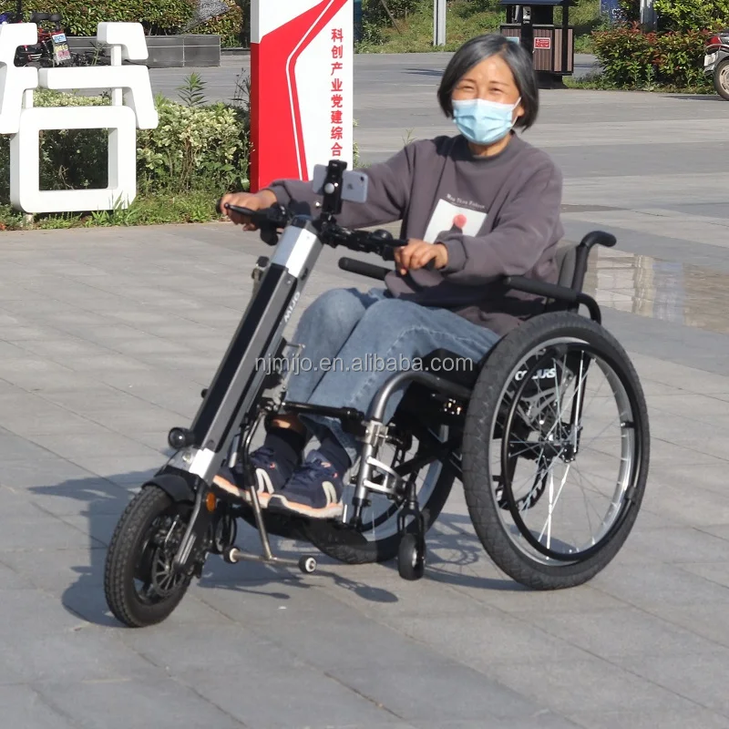Coofull 48v 800w High Torque Upgrade Electric Wheelchair Attachment Handcycle for Sale Wheelchair Handcycle Kits Drive Units