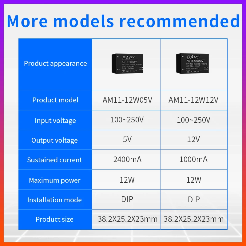 AM31-12W AC-DC modulo di alimentazione step-down |