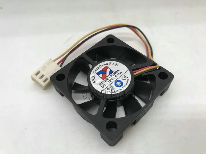 

ARX FD1240-A2033A DC 12 В 0,11 А 40x40x20 мм 3-проводной 40 мм охлаждающий вентилятор