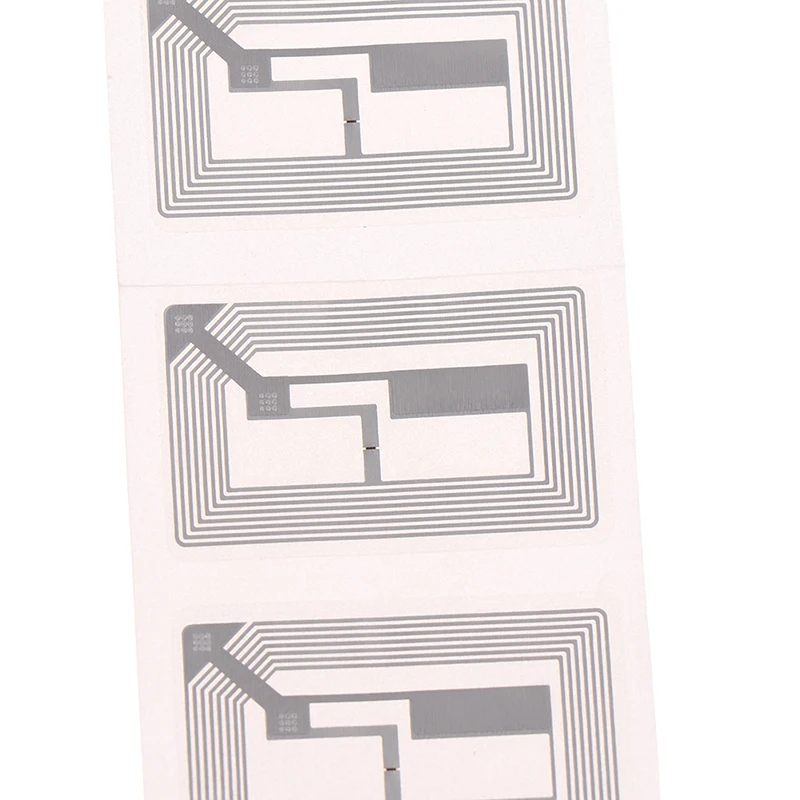 14443a 13.56Mhz Nfc Ntag213 Rfid Programmeur Chip Sticker Label Universeel [22*38Mm] Transparet Tag 10 Stuks