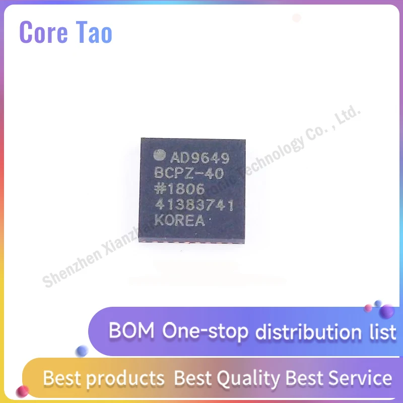 

1pcs/lot AD9649BCPZ-40 AD9649BCPZ AD9649 9649BCPZ-40 LFCSP32 Analog to digital converter chip
