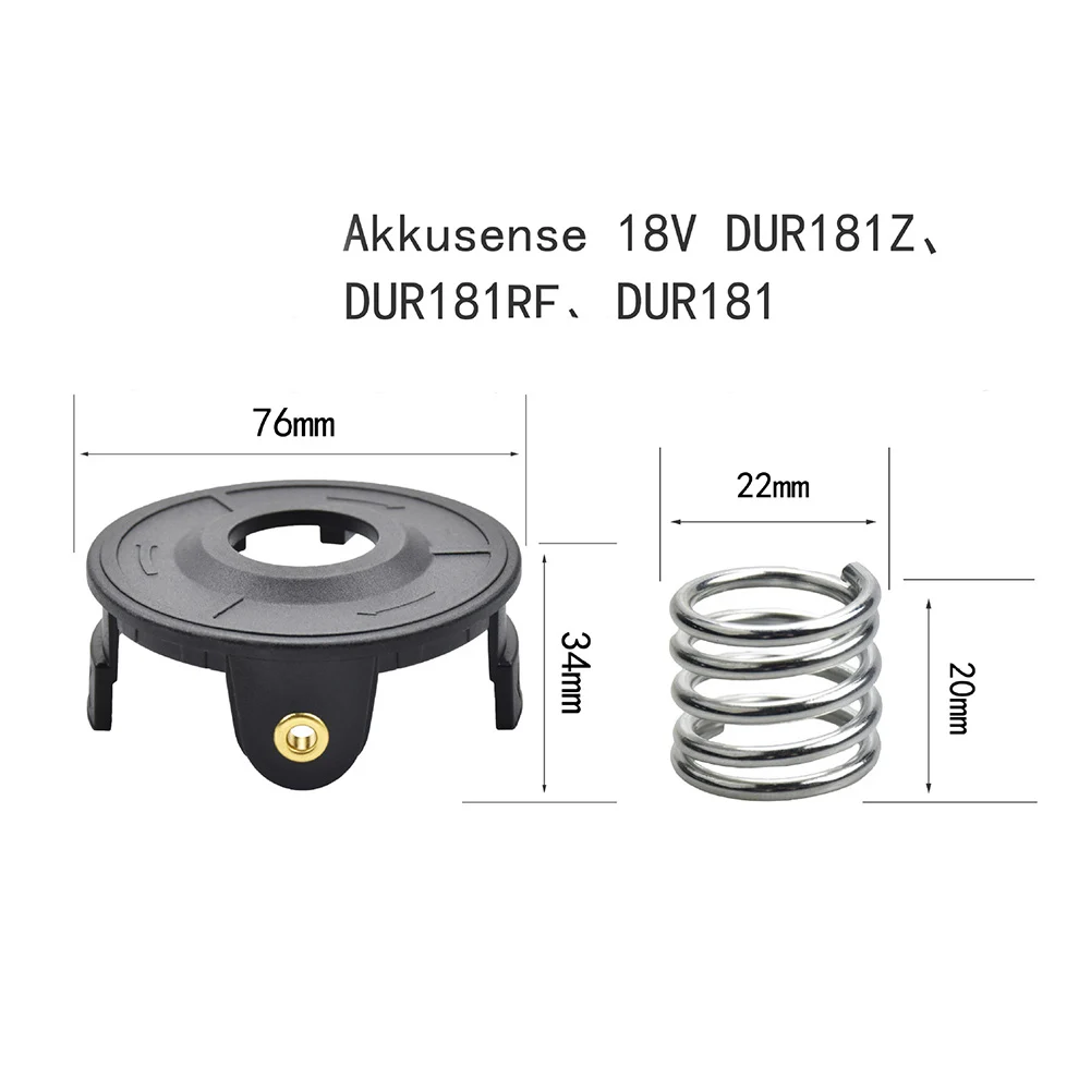 Reemplazo de resorte para cortacésped, cubierta 195858, 231352, 18V, DUR181Z, Akkusense, DUR181RF, DUR181