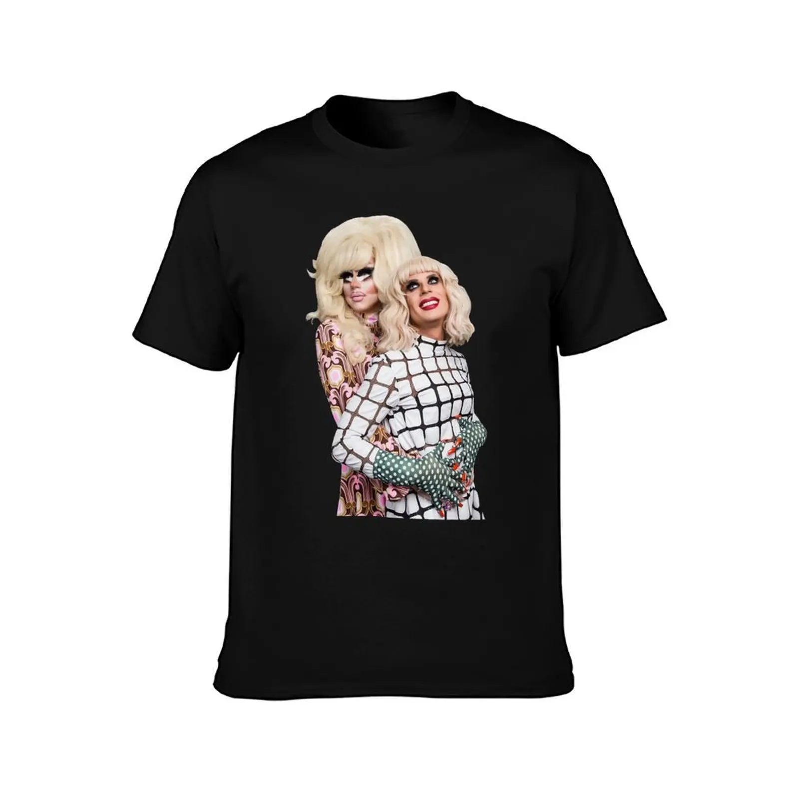 Trixya Titanic - Trixie and Katya T-Shirt, Summer Casual Cotton Tee, Oversized Streetwear Tops, Vintage Graphic Print
