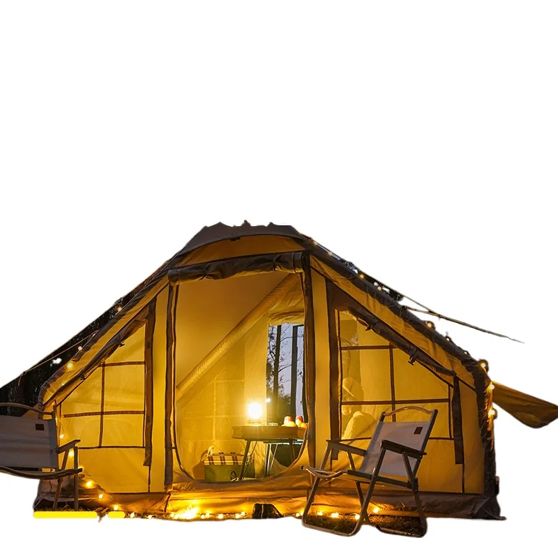 Inflatable Tent for Camping Outdoor Automatic Quick Setup Beach Rainproof Wild Camping Fast Open Canopy for All Terrain