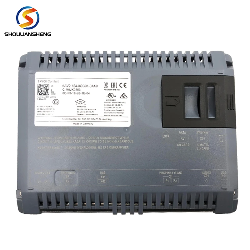 PLC Controller 6av2124-0gc01-0ax0 Touch Screen New Original Stock In Stock touch screen hmi