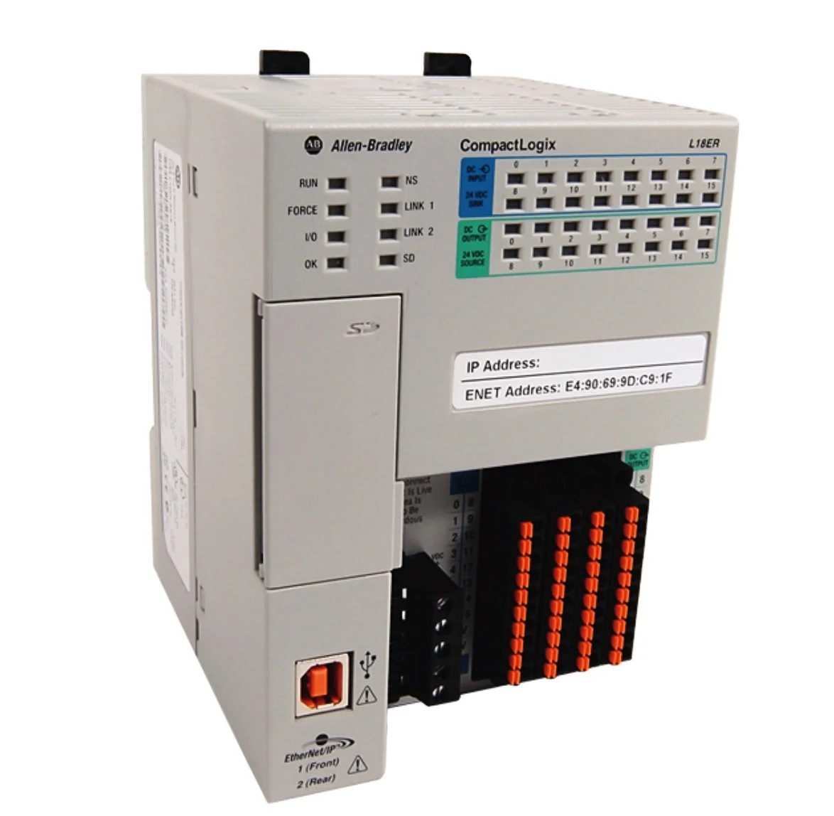 

Новый 1769-L18ER-BB1B Allen Bradley Compact logix 5370 контроллер Ethernet