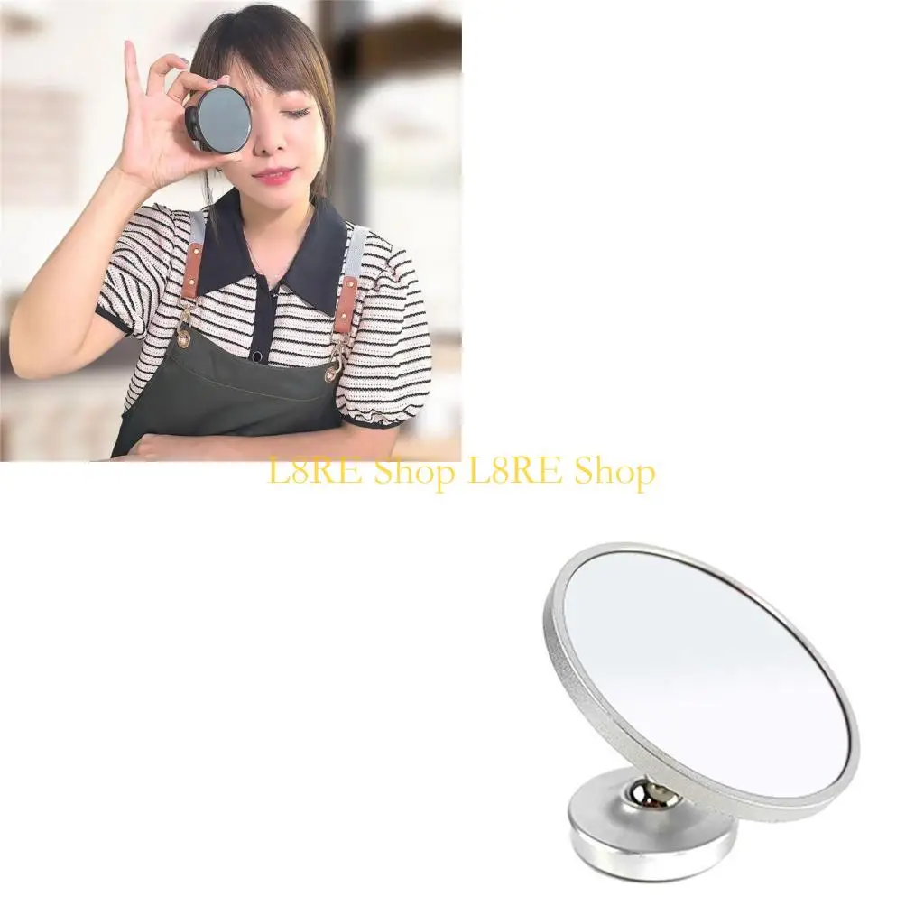 L8RE مرآة مغناطيسية متداولة مرآة القهوة مرآة البلاستيك إسبرسو لقطة مرآة لتعزيز تجربة تخمير القهوة