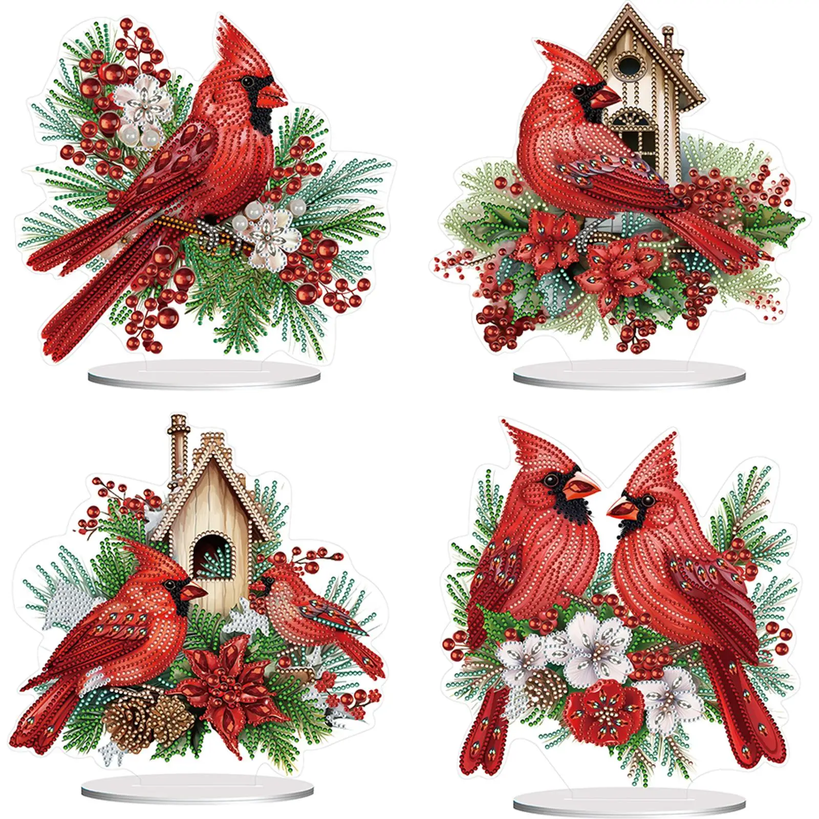 

Набор для алмазной вышивки 2D: плоские картины-украшения для стола, акриловые алмазные картины для рабочего стола, наборы для начинающих взрослых