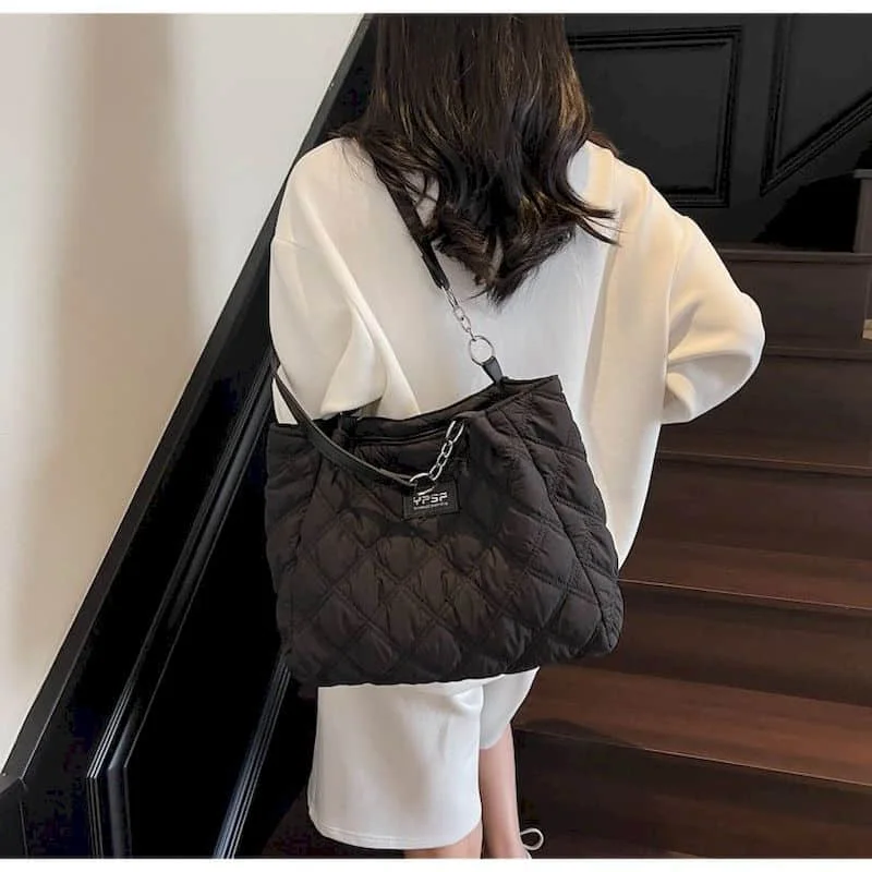 

Высококачественные женские сумки большой вместимости, модная мягкая сумка-тоут на плечо, офисные сумки для покупок, женские сумки 2025 года, новинка, модные