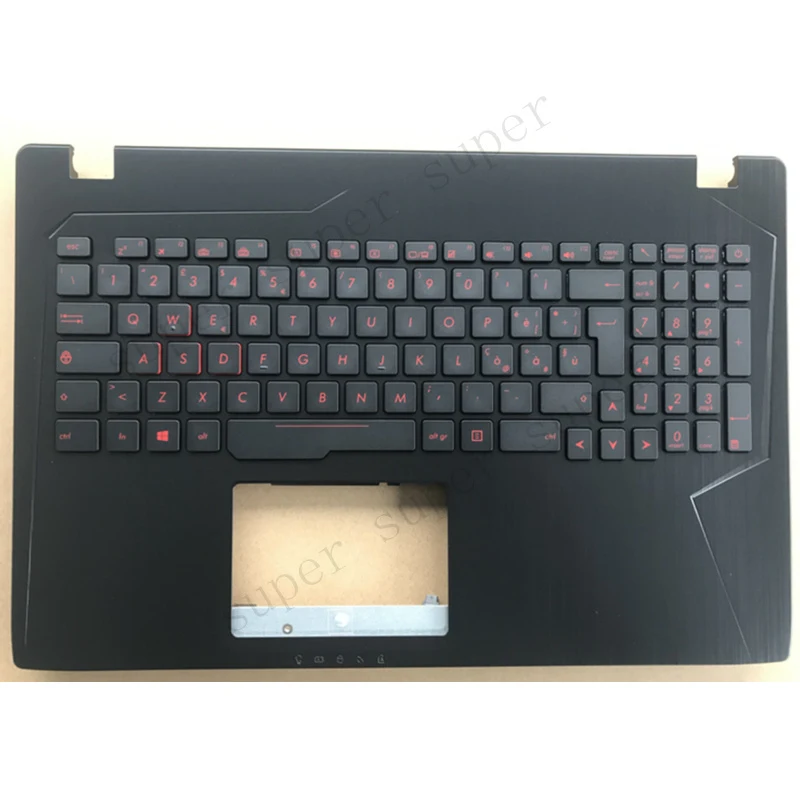 SSS+ Italian Red Wristrest 16PIN Keyboard for Asus FX553VD ZX553VD GL553VD