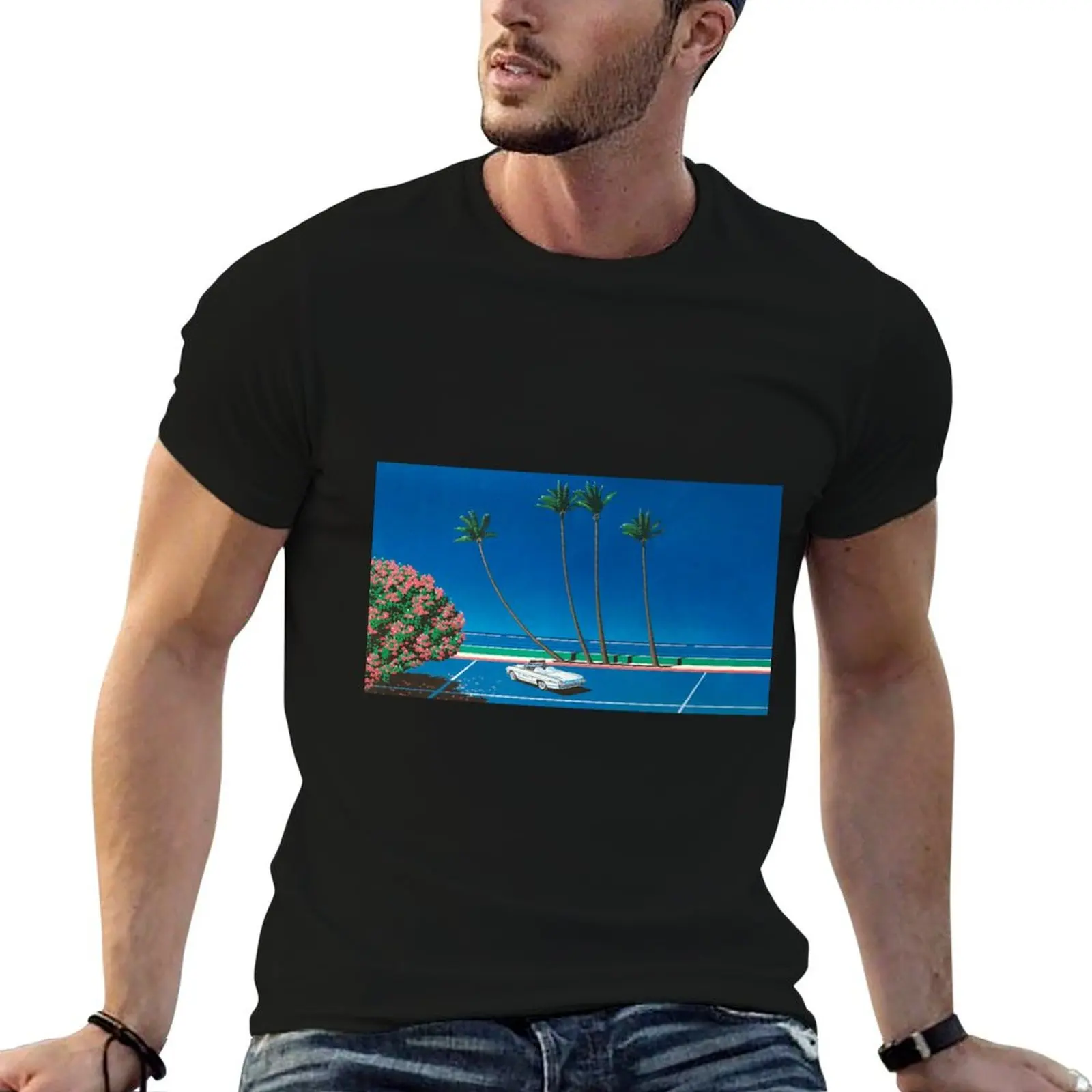 

Hiroshi Nagai T-Shirt t shirts cotton 100% man t shirt cotton anime tshirt T-Shirt