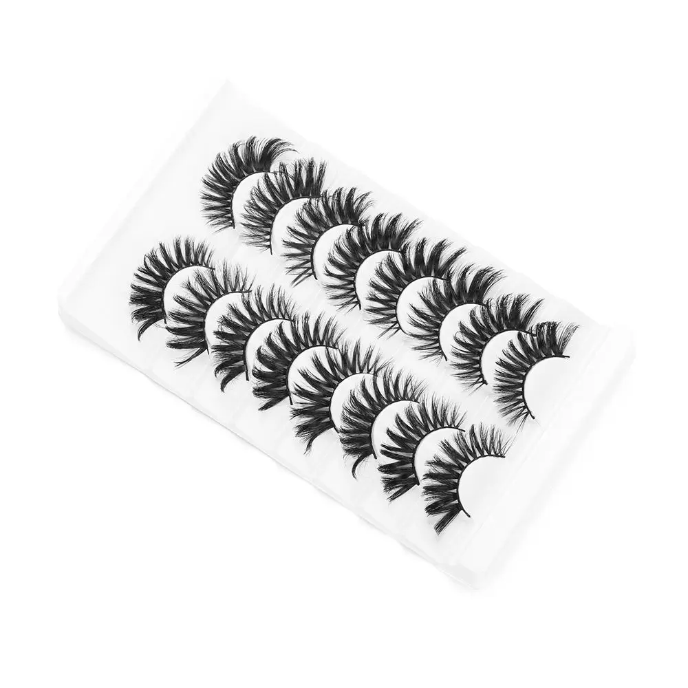 Cruelty-free Multilayered Effect Wispies Fluffy Eye Makeup Tools 3D Mink Eye Lash Extension False Eyelashes Full Volume Thick