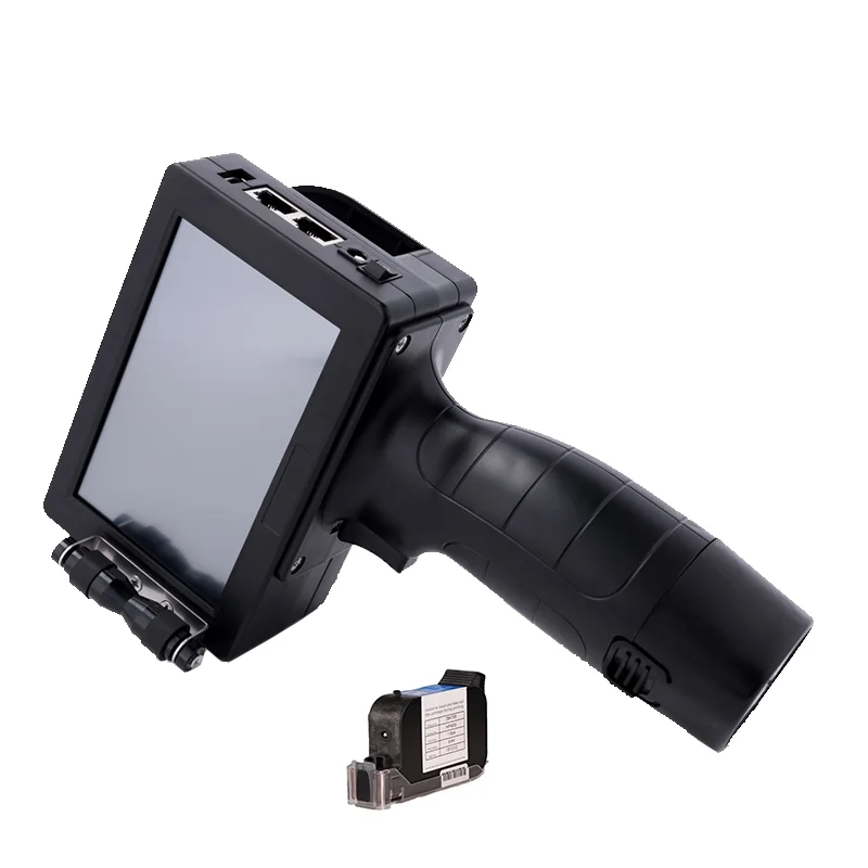 

12.7mm Tij Handheld Expiry Date Bar Qr Code Batch Number Printer for Logo Mark Printing on Fruit Bakery boxes plastic bag bottle