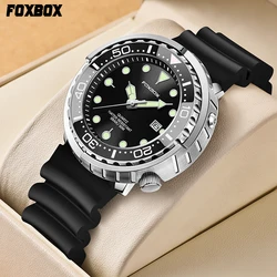 LIGE FOXBOX Fashion Man Watch 50ATM Waterproof Date Casual Sport Quartz Men's Watches Wristwatch Simple Clocks Relogio Masculino