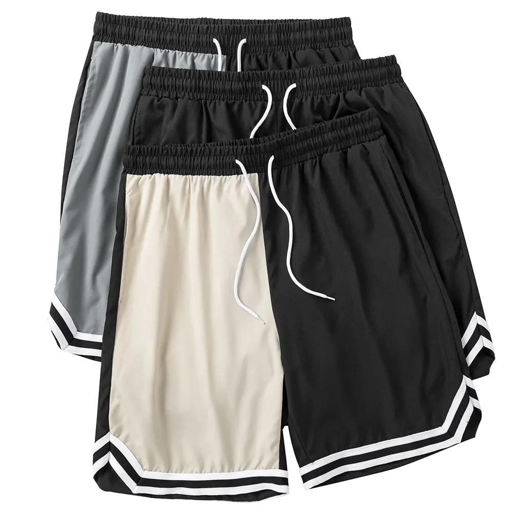 American Basketball Shorts Men Running Training Loose Y2K Summer Short Pants Quick-Drying Breathable Casual Sportwear For Men