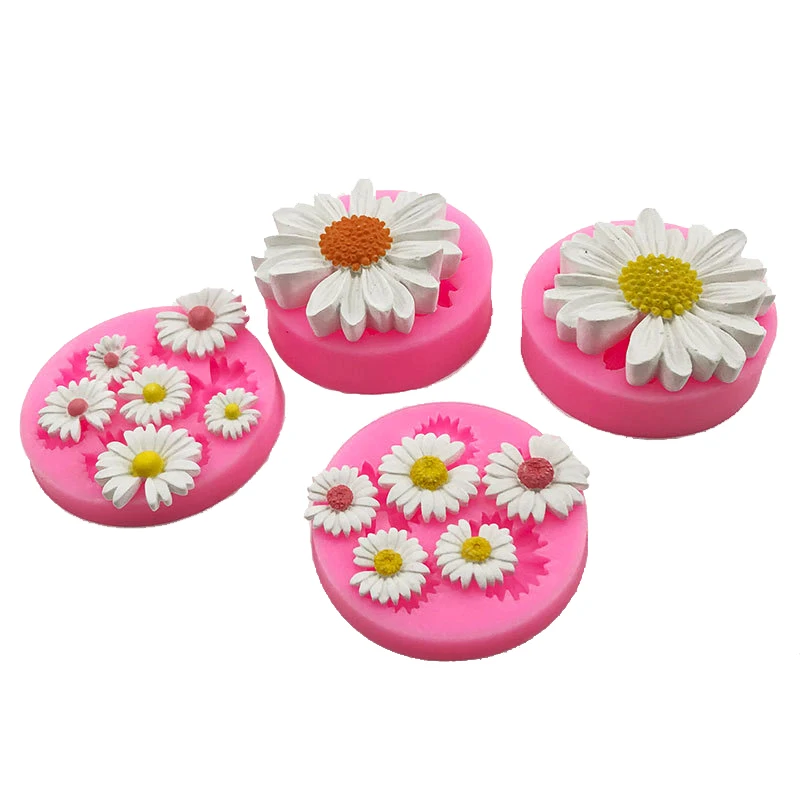 Daisy Cooking Tools Silicone Mold For Baking Of Cake Decorating Kitchen Accessories Fondant Sugar Candy Chocolate Bakery Pastry