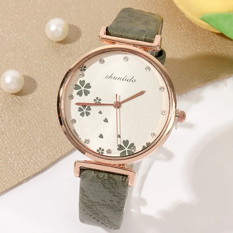 Reloj elegante para mujer, relojes de pulsera de cuarzo sencillos, relojes para niñas y estudiantes, regalo para el día a día, relojes de mujer
