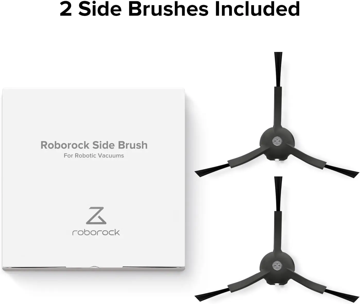 roborock Side Brushes Replacement (2 Pieces) for S8 Pro Ultra, S7 Max Ultra, Qrevo, Series of S7 MaxV/S7/Q7Max/Q8 Max/S8/Q7/Q5/S