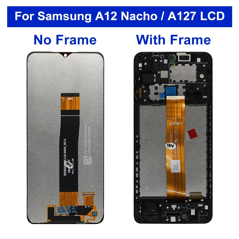 Choice For Samsung Galaxy A12 Display SM-A125F/DSN LCD Touch Screen Digitizer For Galaxy A12 Nacho LCD SM-A127F/DSN SM-A127M