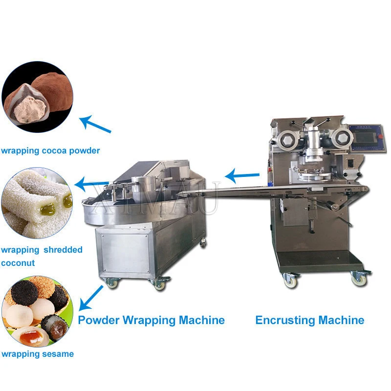 Crispy Sesame Balls Cheese Machine Dough Divider Tang Yuan Glutinous Rice Ball Maker  Food Grain Product Making Machines