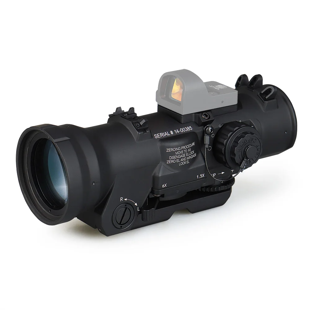 Specter DR Dual Role 1.5X/6X 7.62 Optical Sight - Flat Dark Earth Machine Optic Riflescope For Outdoor Hunting OS1-0409