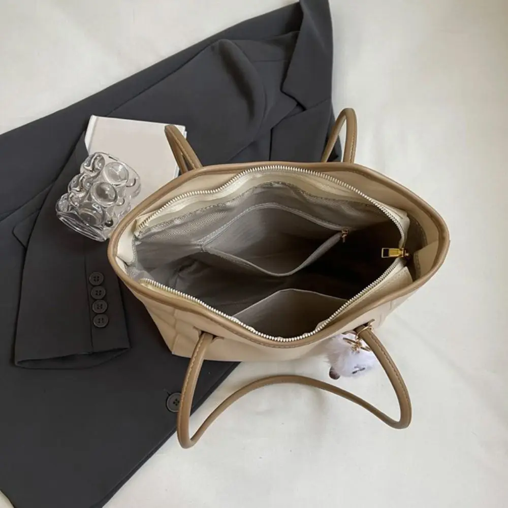 أزياء سعة كبيرة بو حمل حقيبة الحد الأدنى Ins نمط السيدات حقيبة كتف حقيبة يد تصميم جديد الإبط حقيبة السفر #3