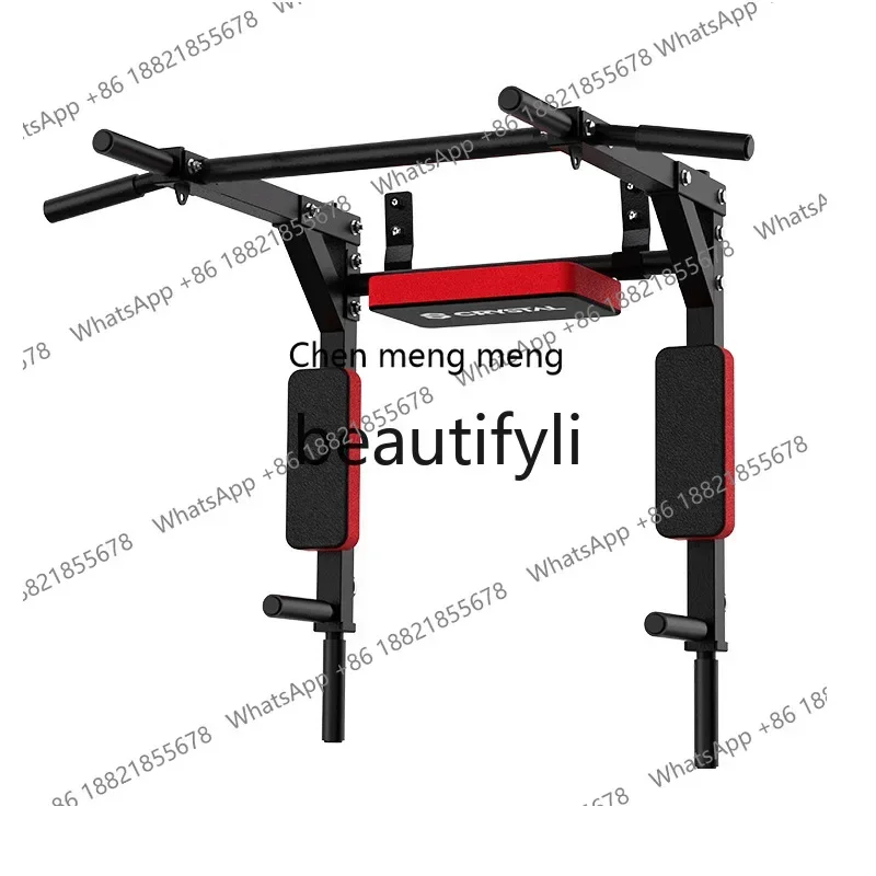 2-in-1 Multifunctional Wall-Mounted Pull-Up Bar Home Gym Fitness Power Tower