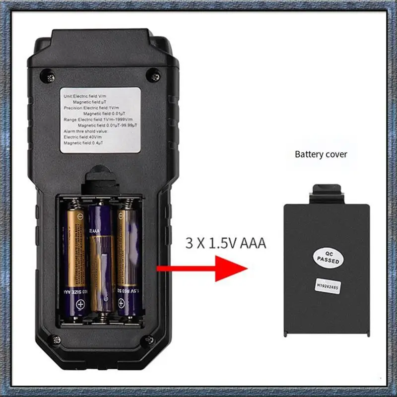 

Top Deals ET825 Electromagnetic Radiation Detector For Detecting Radiation Electric Appliance Radiation Survey Meter With Batter